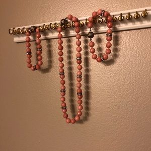 Coral convertible necklace